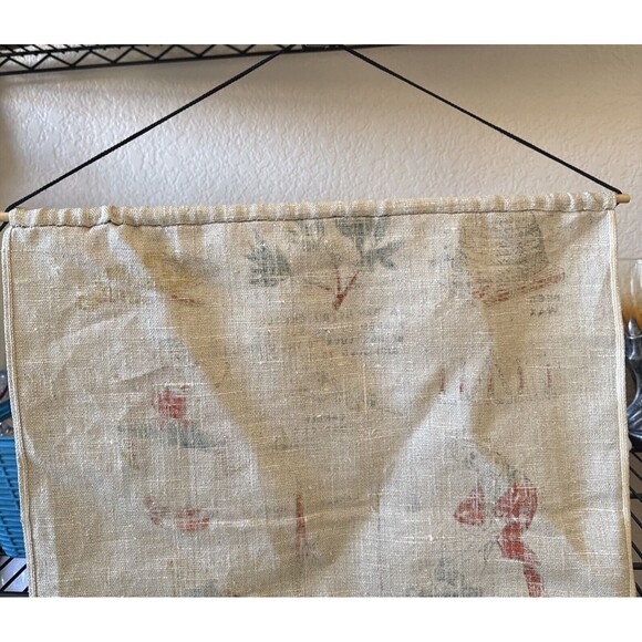 Vintage Wert Linen Tea Towel Bible Verse Colonial Candle Making Dish Bee Hive - Picture 6 of 10